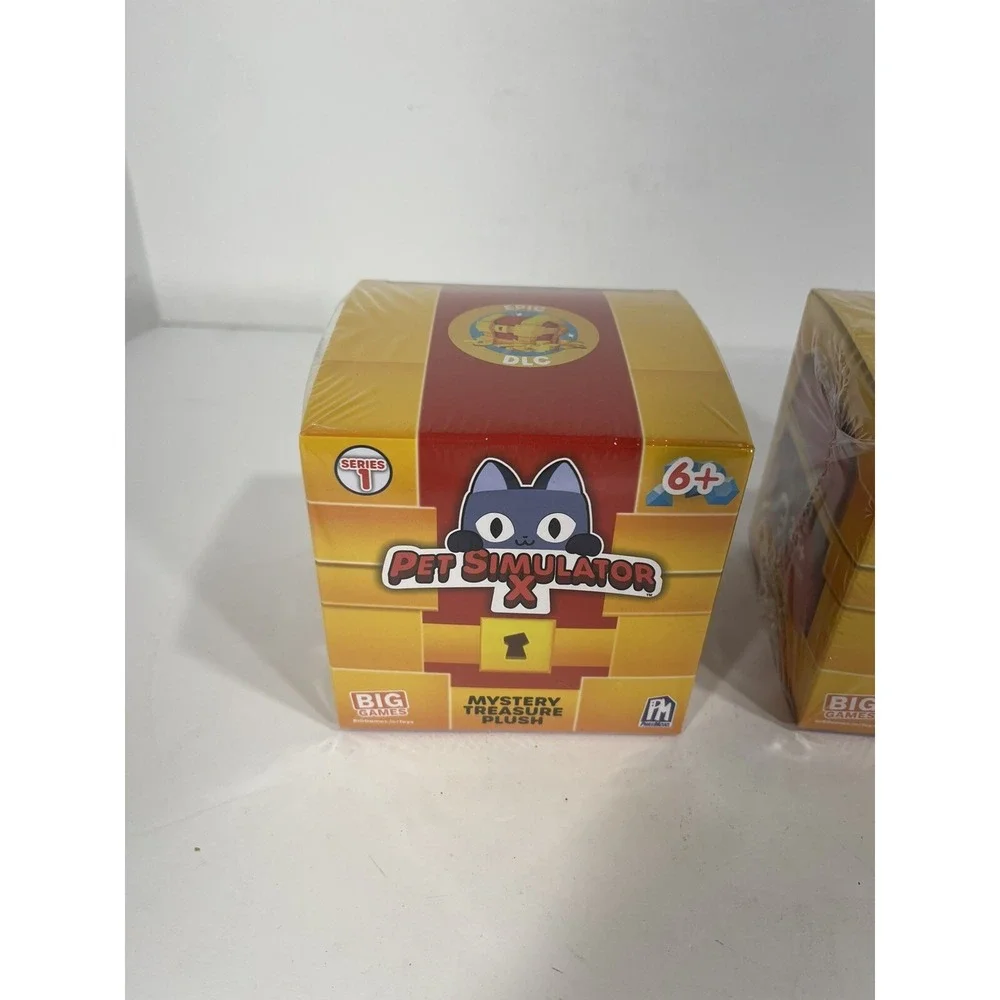 Lot Of 2 x Pet Simulator‎ X Series 1 Mystery Treasure Plush w/ Epic DLC Code NEW
